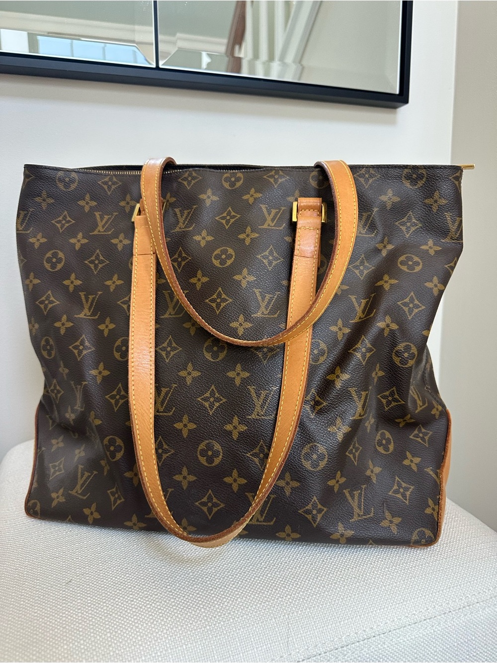 Louis Vuitton Vintage Monogram
Canvas Cabas Mezzo Tote